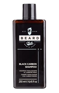 KAYPRO Beard Club Black Carbon Shampoo, 250 мл. - мужской шампунь для светлых и седых волос