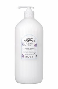 BANDI Flower Vita Essence Lotion Baby Cotton, 1000 мл. - Лосьон для рук и тела "Нежность хлопка"