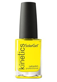 Лак для ногтей Kinetics SolarGel Yellow Shock #198, 15 мл. "Жёлтый шок"