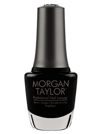 Лак для ногтей Morgan Taylor Black Shadow, 15 мл. "Чёрная тень"