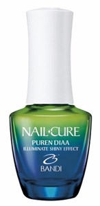 Ультра-увлажняющее покрытие BANDI Nail Cure Puren Diaa, 14 мл. придающее блеск ногтям