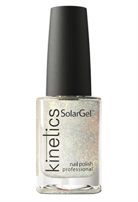 Лак для ногтей Kinetics SolarGel #101 Silver Fairy Dust, 15 мл. "Волшебный порошок"