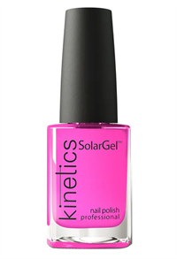 Лак для ногтей Kinetics SolarGel Electro Pink №196, 15 мл. "Электро-розовый"