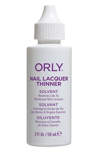 Разбавитель ORLY Nail Lacquer Thinner, 60 мл. жидкость для разбавления лака