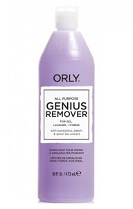 Универсальная жидкость ORLY Genius All Purpose Remover, 473 мл. для снятия лака, гель лака и искусственных покрытий