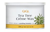 Крем воск для бровей GiGi Tea Tree Creme Wax, 396 гр. эпиляции лица и тела, с маслом чайного дерева