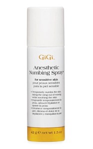 Обезболивающий спрей GiGi Anesthetic Numbing Spray, 42 гр. снижающий болевые ощущения при эпиляции