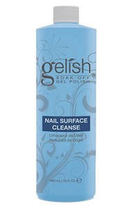 Жидкость для снятия липкого слоя GELISH Nail Surface Cleanse, 480 мл. и очистки предметов