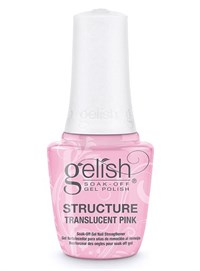 Укрепляющий гель с кисточкой Gelish Structure Gel Translucent Pink, 15 мл. прозрачно-розовый
