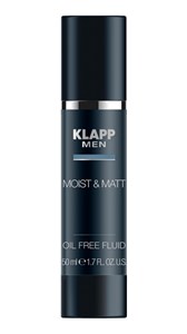 Увлажняющий и матирующий флюид KLAPP Men Moist &amp; Matt Oil Free Fluid, 50 мл.