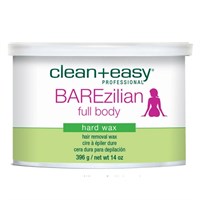 Горячий твёрдый воск Clean + Easy BAREzilian Full Body Hard Wax, 396 гр. "Бразильский"