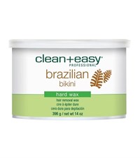 Горячий твёрдый воск Clean + Easy Brazilian Bikini Hard Wax, 396 гр. &quot;Бикини&quot;