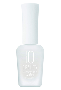 Зеркальное защитное покрытие и сушка IQ Beauty Glossy Top & Dry, 12 мл.