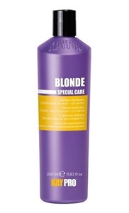 Шампунь с сапфиром KAYPRO Blonde Shampoo, 350 мл. для придания яркости осветленным, обесцвеченным и мелированным волосам