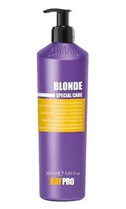 Кондиционер с сапфиром KAYPRO Blonde Conditioner, 350 мл. для придания яркости осветленным, обесцвеченным и мелированным волосам