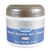 IBD LED/UV Builder Gel Pink II, 95 г. – холодный розовый камуфлирующий гель для наращивания ногтей