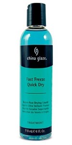 Моментальная сушка China Glaze Fast Freeze Quick Dry, 118 мл. для лака на долив