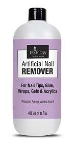 Жидкость для снятия ногтей EzFlow Artificial Nail Remover, 480 мл. гель-лака, акрилов, типсов