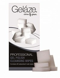 Безволоконные спонжи Gelaze Gel Polish Cleansing Wipes, 60 шт.