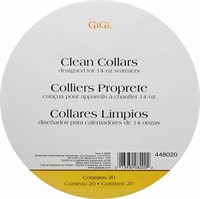 GiGi Clean Collars, 50 шт. - бумажные воротнички для защиты аппарата разогрева от воска