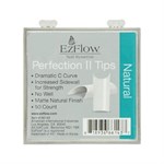 EzFlow Perfection II Natural Nail Tips #3, 50 шт. - натуральные типсы без контактной зоны №3 - фото 21101