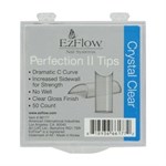 EzFlow Perfection II Crystal Clear Nail Tips #7, 50 шт. - прозрачные типсы без контактной зоны №7 - фото 21117