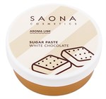 Saona Aroma Line Sugar Paste White Chocolate, 200 гр.- Разогреваемая сахарная паста средней плотности для СПА шугаринга с белым шоколадом Саона - фото 27966