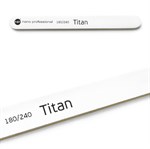 Nano Professional Titan File 180/240 - белая пилка для натуральных ногтей - фото 32976
